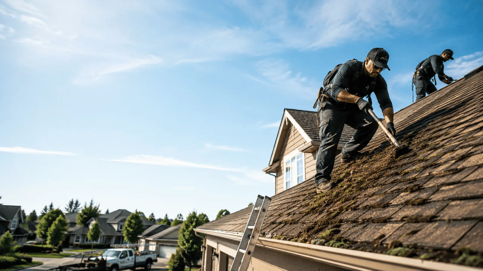 Roof Moss Removal in Dugger, IN near me